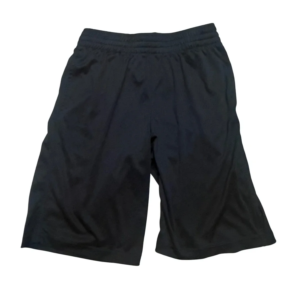 Cat & Jack Athletic Black Mesh Gym Basketball Shorts w Pockets Boys Size L 12/14